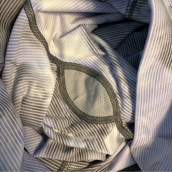 Athleta | Women's Blue & Gray High Rise Crop Leggings Size Medium - Picture 7 of 10